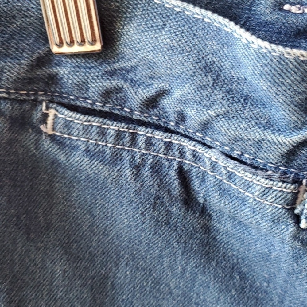 RARE 70'S Charlies ANGELS Jean Shorts Size 5 By Azoulay - Picture 7 of 8